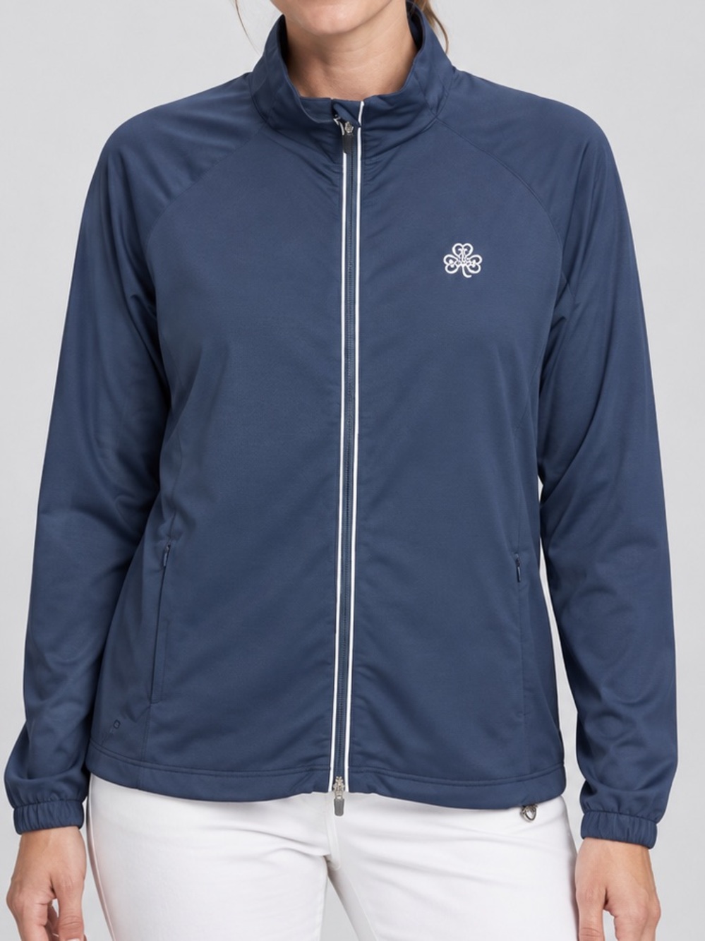 Kate Lord Navy Zip Jacket Women's Sz. L